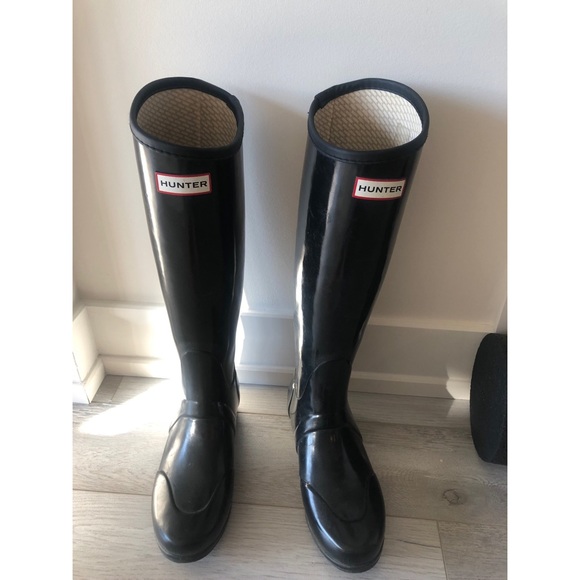 Hunter Shoes - Black hunter boots